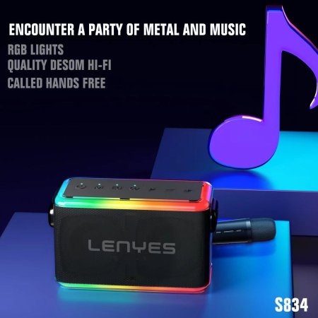 LENYES S834- WIRLESS SPEAKER